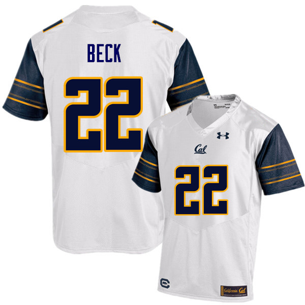 Men #22 Traveon Beck Cal Bears (California Golden Bears College) Football Jerseys Sale-White